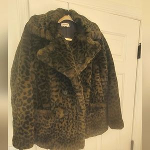 Zadig & Voltaire faux fur coat M